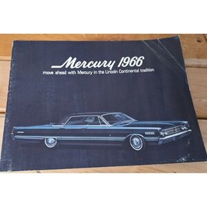 1966 Mercury Full Line Sales Brochure Catalog Lincoln Continental Tradition